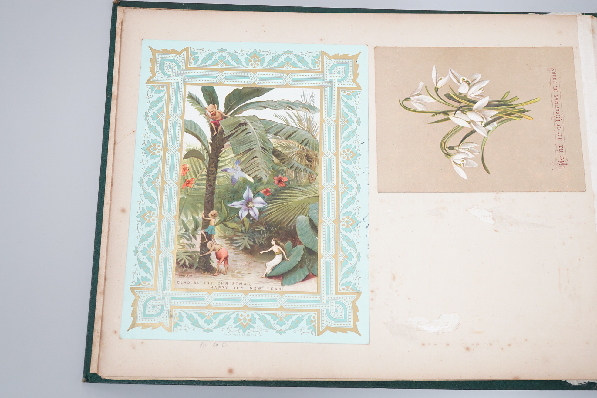 A collection of Victorian and later scrap books containing decoupage, newspaper cuttings and cutout prints